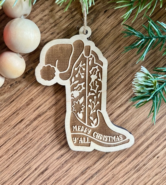 Rustic Raleigh Ornament