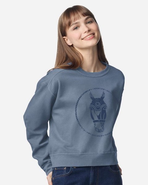 Mid-Length Crewneck Sweatshirt