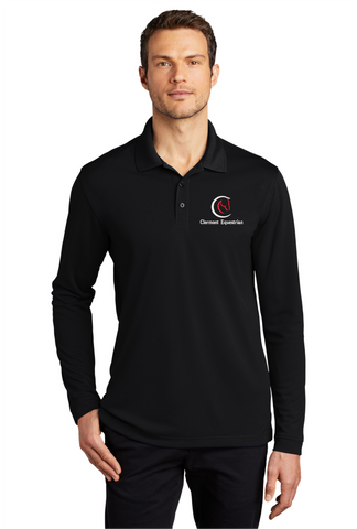 Mens Long Sleeve Polo (Clermont)