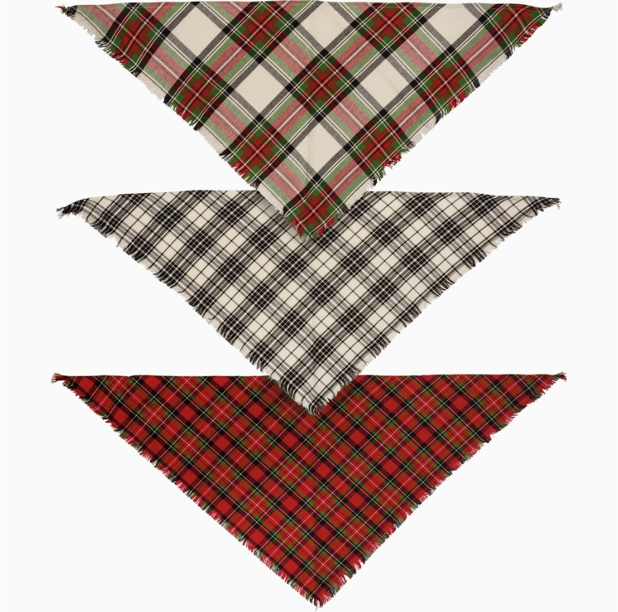 Large Christmas Bandana Set