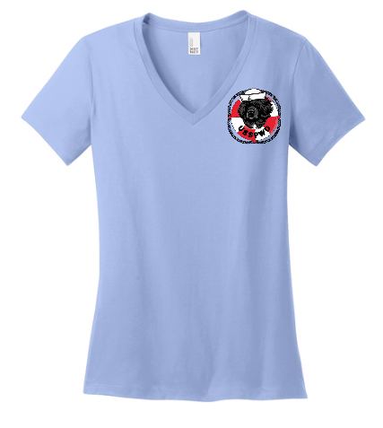 Women's V-Neck Printed Tee