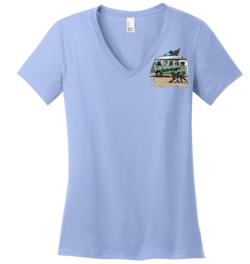 Women's V-Neck Printed Tee