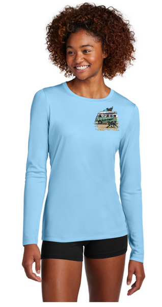 USSPWD Women's long sleeve printed performance shirt