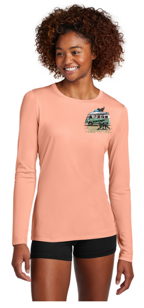 USSPWD Women's long sleeve printed performance shirt