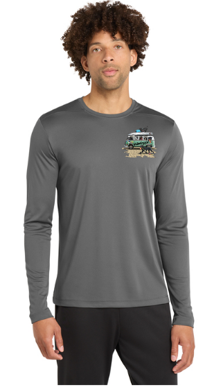 USSPWD Men's performance printed long sleeve tee