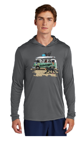USSPWD Posi-UV Printed Long Sleeve Hooded Tee