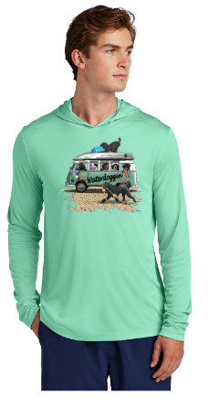 USSPWD Posi-UV Printed Long Sleeve Hooded Tee