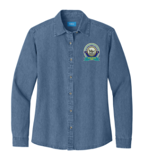 PWDCA Embroidered Unisex Denim Shirt