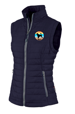 PWDCA Embroidered Women's Puffy Vest