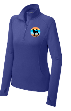 PWDCA Screen Printed Women's Sport 1/4 Zip