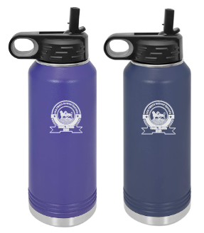 PWDCA Engraved 32oz Insulated Water Bottle