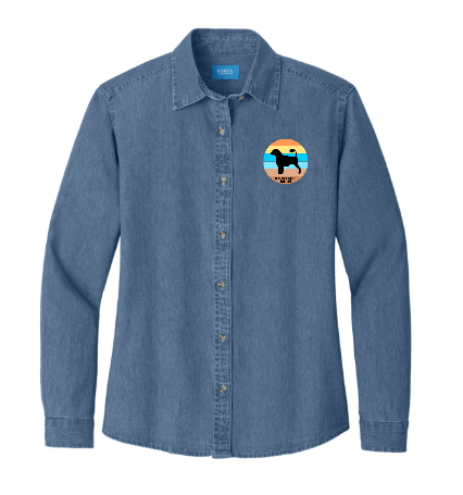 PWDCA Embroidered Unisex Denim Shirt
