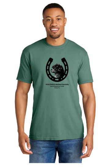 PWDCA Horse Shoe Study Screen Printed Comfort Tee