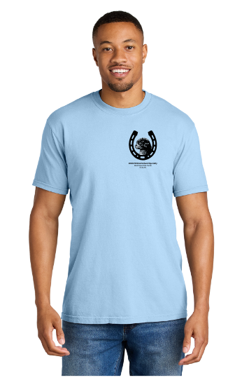 PWDCA Horse Shoe Study Screen Printed Comfort Tee