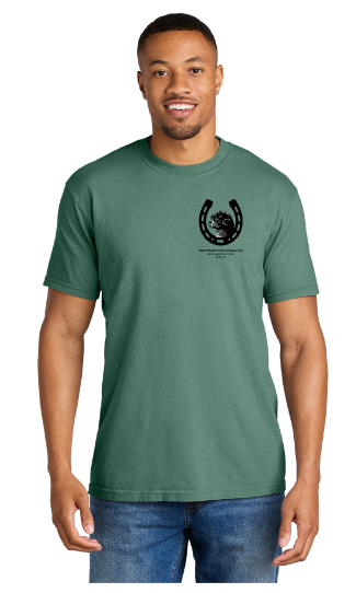 PWDCA Horse Shoe Study Screen Printed Comfort Tee