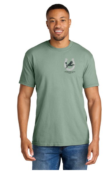 PWDCA Jumping Horse Shoe Screen Printed Comfort Tee