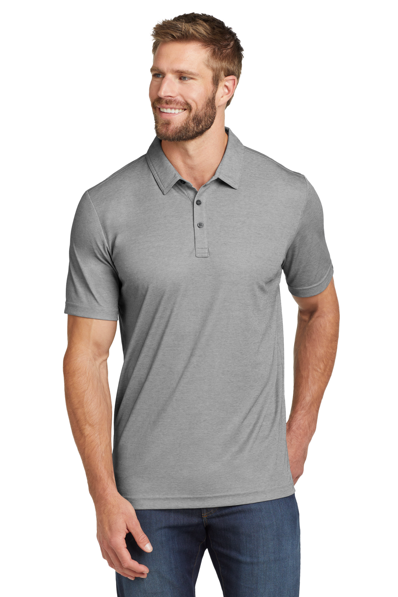 TravisMathew Oceanside Heather Polo